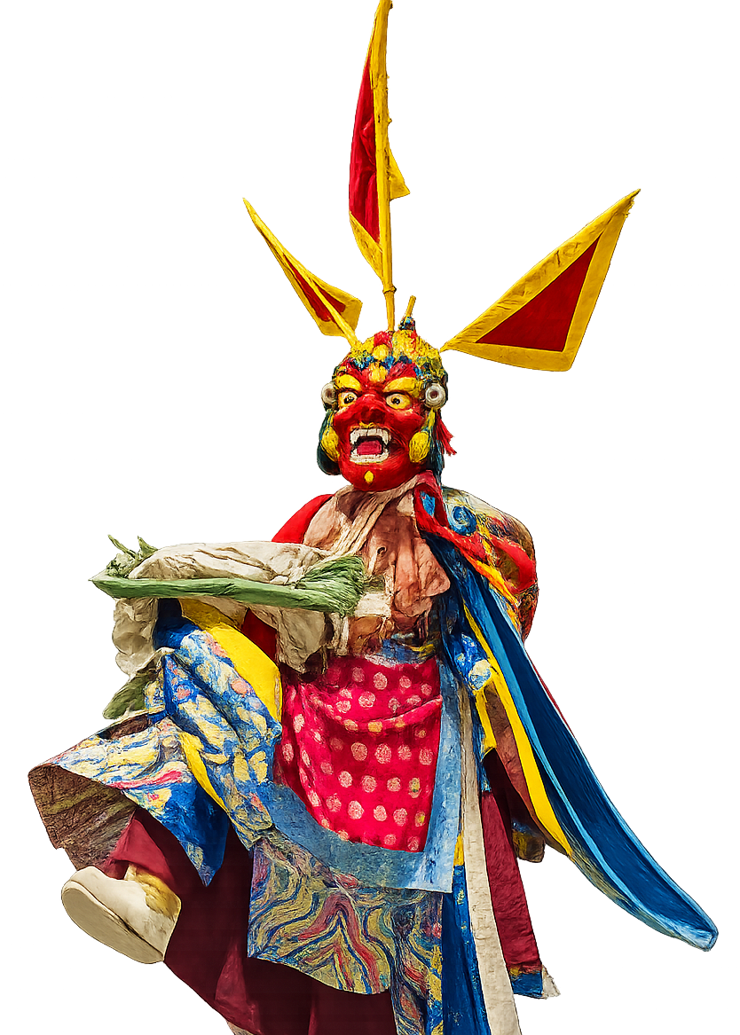 Ladakhi masked dancer